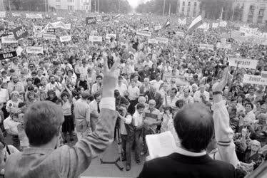 Belpolitika - Demonstráció a romániai falurombolás ellen