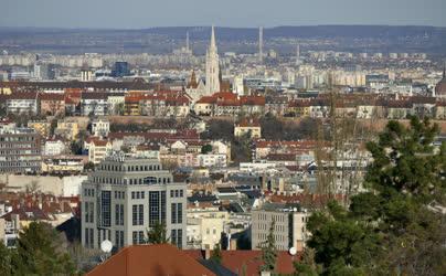 Városkép - Budapest - A Csörsz utca és a budai Vár