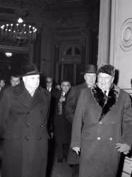 Külkapcsolat - Tito jugoszláv elnök és felesége Budapesten 
