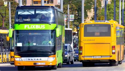 Közlekedés - Budapest - Nemzetközi utasszállítás FlixBus járatokkal 