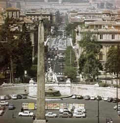 Városkép - Róma - Piazza del Popolo - Flaminius obeliszk