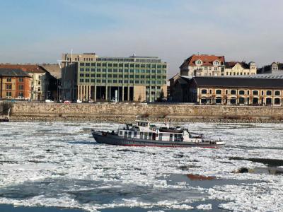 Időjárás - Budapest - Jégzajlás a Dunán