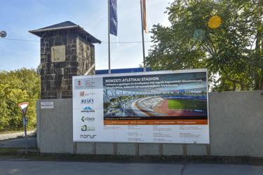 Településfejlesztés - Épül a budapesti Nemzeti Atlétikai Stadion