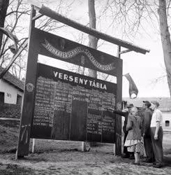 Mezőgazdaság - Andráshidai Á.G. munkaversenytáblája