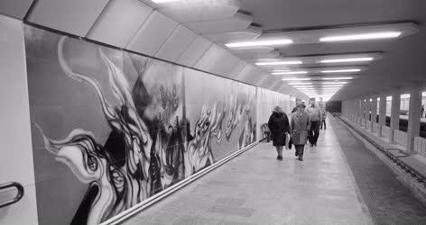 Közlekedés - Szász Endre képei a metróban