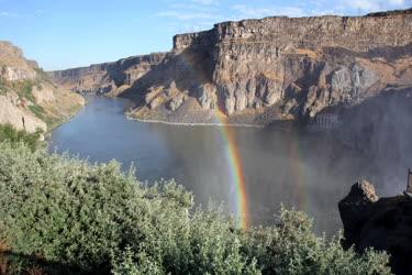 Természet - Twin Falls - A Shoshone Falls vízesés