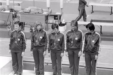 Sport - Montreali olimpia - Női tőr eredményhírdetés