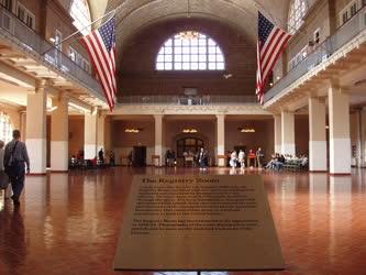 New York - Ellis Island - Bevándorlási múzeum.