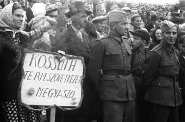 Évforduló - Kossuth-ünnepség Monokon