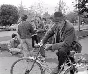 Balmazújváros - A gyepsor 1987-ben