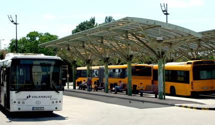 Közlekedés - Budapest - A kelenföldi autóbusz pályaudvar