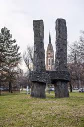 Köztéri szobor - Budapest - Munkás-paraszt összefogás 