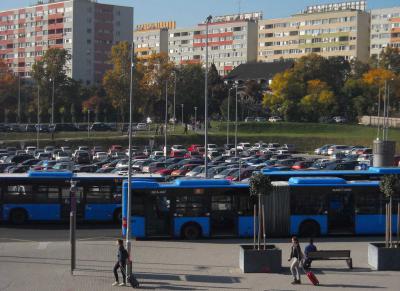 Városkép - Budapest - Az őrmezői autóbusz végállomás