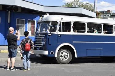 Közlekedés - Budapest - Ikarus 60-as nosztalgiabusz a fővárosban