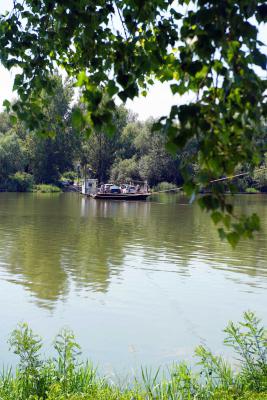 Közlekedés - Tiszatardos - Kompátkelés Tiszalöknél 