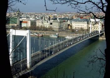 Budapest - Dunai panoráma - Erzsébet híd