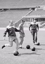 Sport - Labdarúgás - A Real Madrid focistái edzenek  