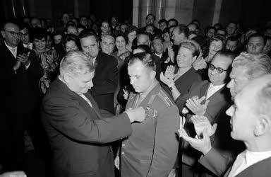 Külkapcsolat - Fogadás Jurij Gagarin tiszteletére a Parlamentben