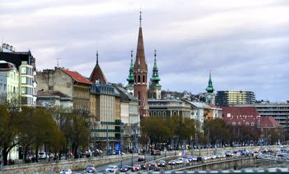 Városkép - Budapest - A Bem rakpart épületei