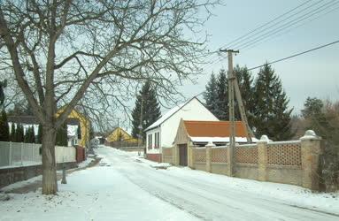 Zebegény - Téli falukép