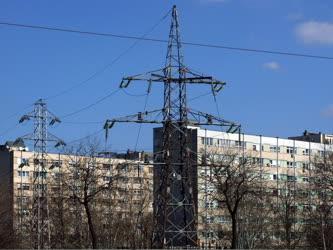 Energiaszolgáltatás - Budapest - Elektromos távvezeték