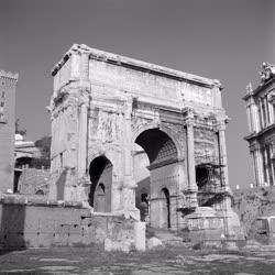 Városkép - Olaszország - Róma - Septimius Severus diadalíve
