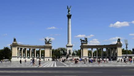 Városkép - Budapest - A Millenniumi emlékmű 