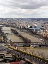 Franciaország - Párizsi városkép - A Szajna és hídjai