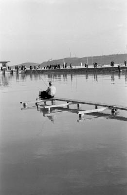 Városkép-életkép - A balatonfüredi mólón