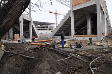 Sport - Budapest - Épül a Vasas új labdarúgó-stadionja