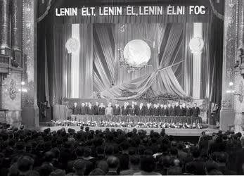 Ünnepség - Lenin halálának 30. évfordulója