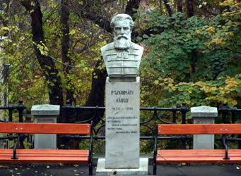 Köztéri szobor - Budapest - P. Szathmáry Károly mellszobra