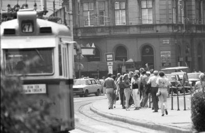 Városkép - Kálvin téri életkép