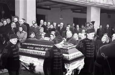 Halálozás - Glatz Oszkár temetése