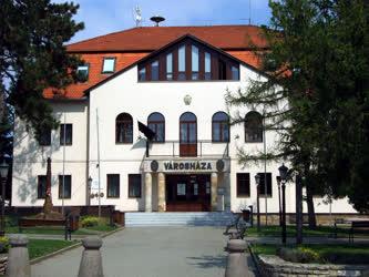 Városkép - Pomáz - A Városháza épülete a Kossuth utcában