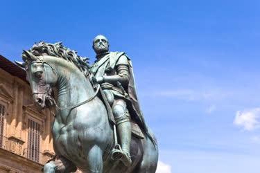 Műalkotás - Firenze - I. Cosimo lovas szobra