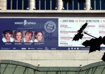 Kultúra - Budapest - A Nemzeti Színház reklámplakátja
