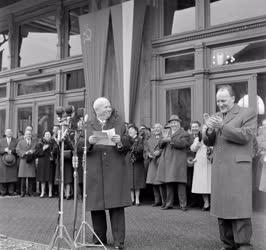 Külkapcsolat - Szovjet párt- és kormányküldöttség Magyarországon