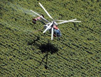 Mezőgazdaság - Debrecen - Helikopteres növényvédelem