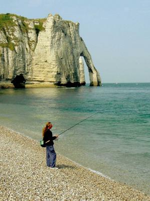 Etretat - A természet csodája - Horgász