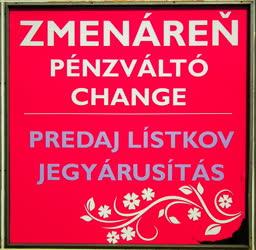 Tárgy - Párkány - Pézváltó cégtáblája