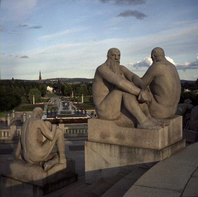 Várokép - Norvégai - Oslo - Vigeland park