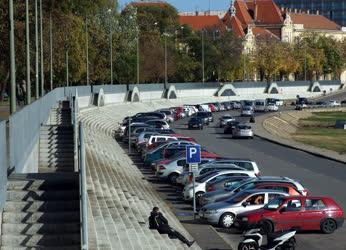 Városkép - Szeged - Védőgát a Tisza-parton