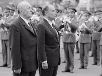 Külkapcsolat - Kádár János és Francois Mitterrand