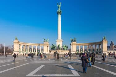 Városkép - Budapest - Millenniumi emlékmű