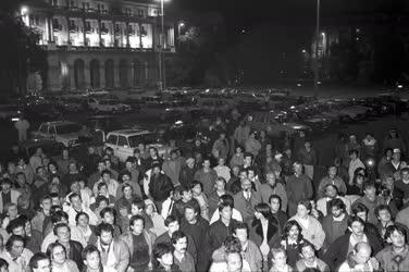 Demonstráció - Taxisblokád - Kossuth tér