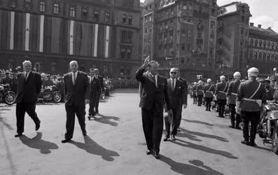 Külkapcsolat - Tito elnök és kísérete Magyarországon