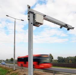 Közlekedés - Debrecen - Telepített traffipax 