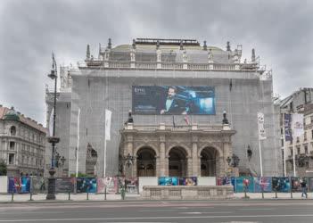 Városkép - Budapest - Operaház felújítás