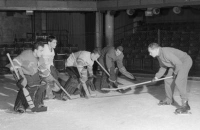 Sport - Jégkorong - A magyar válogatott edzése